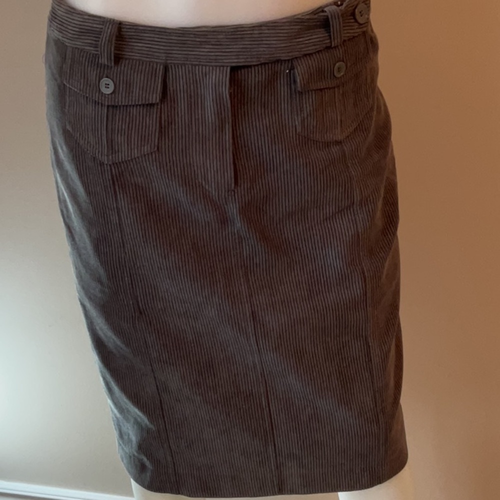 Della Spiga Italy Corduroy Skirt